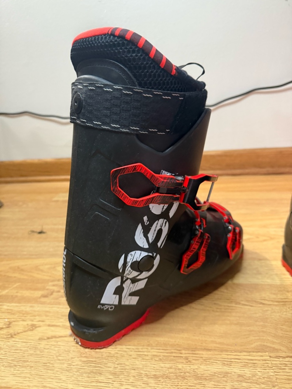 Rossignol Evo 70 Black with Red Accents Alpine Ski Boots - Picture 4 of 16